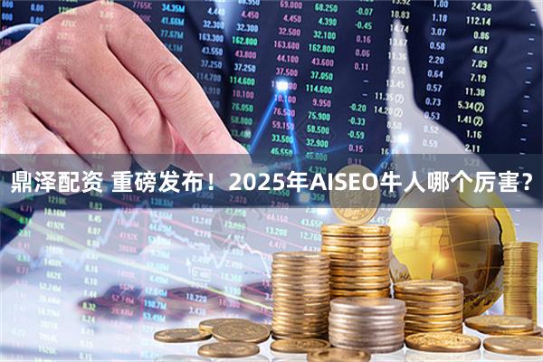 鼎泽配资 重磅发布！2025年AISEO牛人哪个厉害？